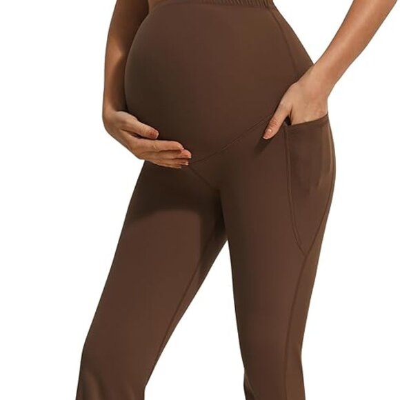 JOYSPELS Flare Maternity Leggings - Picture 1 of 2